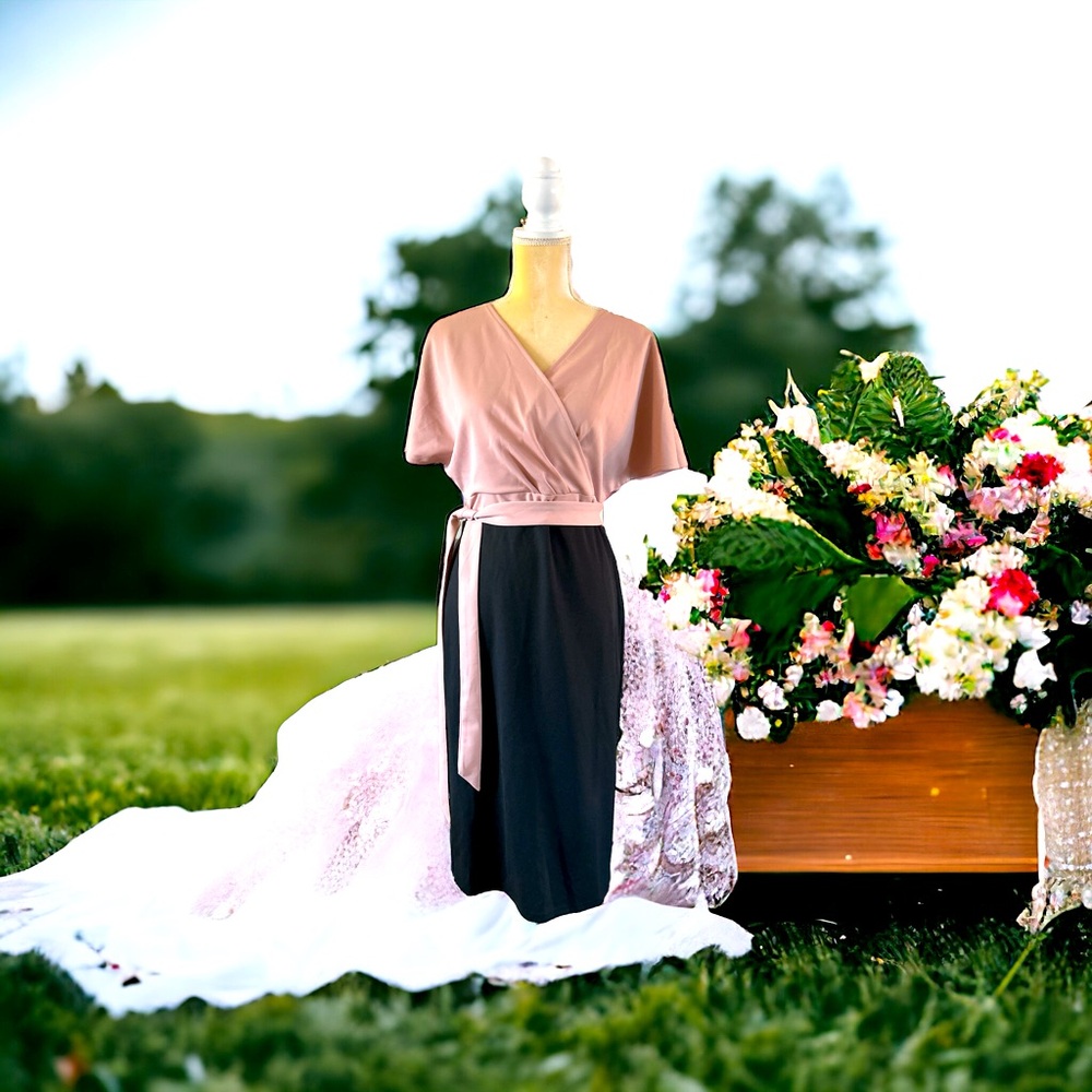 NWT Pink & Black Dress